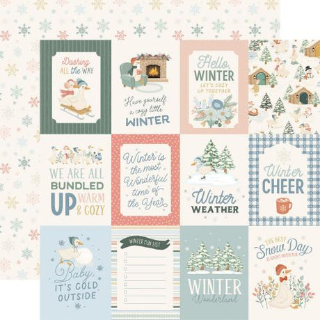 Carta Bella Silly Goose Winter 12x12 Inch Collection Kit (CBSGW540016) - Postage as per Actual