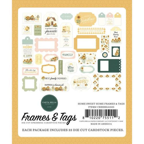 Carta Bella Home Sweet Home Frames & Tags (CBHSH541025)