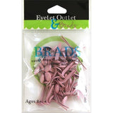 Eyelet Outlet Round Brads 8mm 40/Pkg Pastel Pink