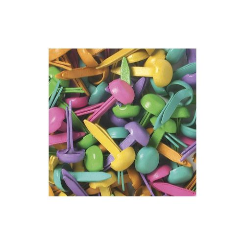 Doodlebug Mini Brads .125" 100/Pkg Bright