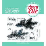 Avery Elle Clear Stamp Set 4"X3" Layered Pine