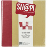 Simple Stories - Simple Stories Sn@p! Binder Red 6"X8" - Postage as per Actual