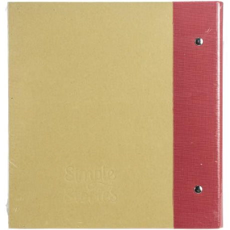 Simple Stories - Simple Stories Sn@p! Binder Red 6"X8" - Postage as per Actual