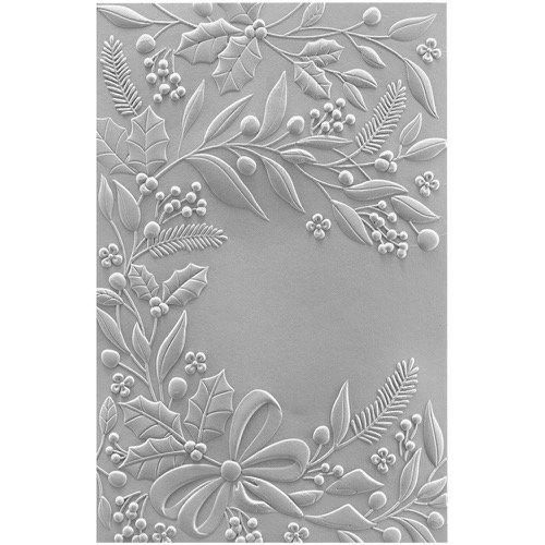 Spellbinders - 3D Embossing Folder - Holiday Floral Swag E3D-041