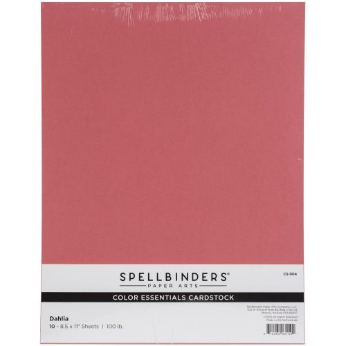 Spellbinders Color Essentials Cardstock 8.5"X11" 10/Pkg Dahlia