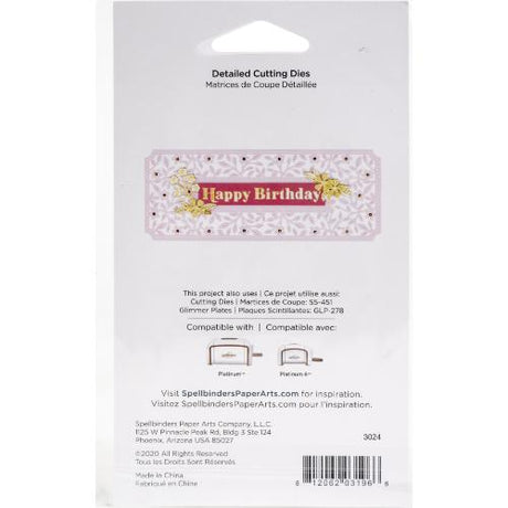 Spellbinders - Cutting Dies - Mini Blooms and Sprigs S2-314