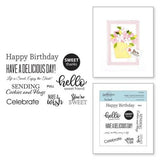 Spellbinders - Clear Stamps - Sugar Coated Sentiments STP-027