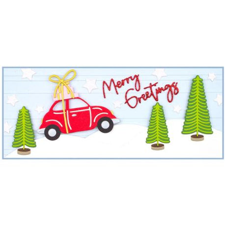 Spellbinders - Embossing Folder - Striped Slimline SES-022