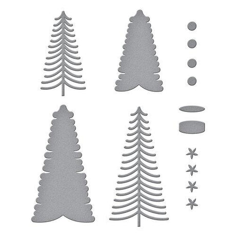 Spellbinders - Cutting Dies - Bottle Brush Trees S3-417