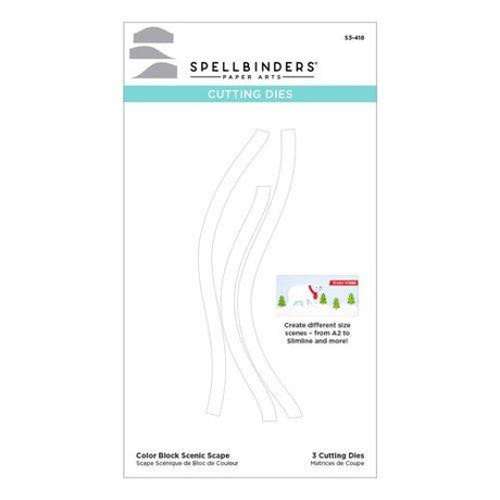 Spellbinders - Cutting Dies - Color Block Scenic Scape S3-418