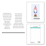 Spellbinders - Stamp & Die Cutting Set - Mini Christmas Greetings SDS-168