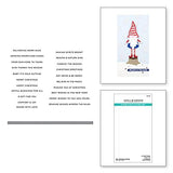 Spellbinders - Stamp & Die Cutting Set - Mini Christmas Greetings SDS-168