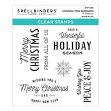 Spellbinders - Clear Stamps - Christmas Time Sentiments STP-056