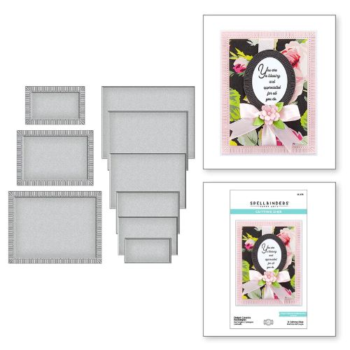 Spellbinders - Fluted Classics Rectangles Etched Dies