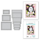 Spellbinders - Fluted Classics Rectangles Etched Dies