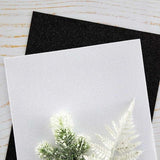 Spellbinders - Pop-Up Die Cutting Glitter Foam Sheets - Black & White