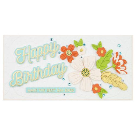 Spellbinders - Stamp & Die Cutting Set - Many Birthdays SDS-172