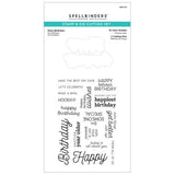 Spellbinders - Stamp & Die Cutting Set - Many Birthdays SDS-172