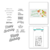 Spellbinders - Stamp & Die Cutting Set - Many Birthdays SDS-172