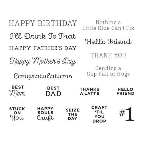 Spellbinders - Clear Stamps - We All Dance Sentiments STP-082