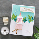Spellbinders - Clear Stamps - We All Dance Sentiments STP-082