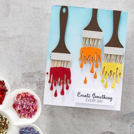 Spellbinders - Cutting Dies - Artful Brush S3-439
