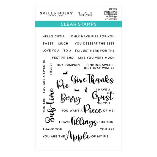 Spellbinders - Clear Stamps - Perfect Pie & Fillings STP-105