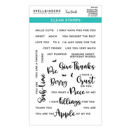 Spellbinders - Clear Stamps - Perfect Pie & Fillings STP-105