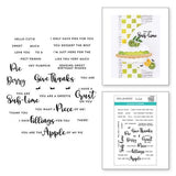 Spellbinders - Clear Stamps - Perfect Pie & Fillings STP-105