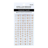 Spellbinders - Fashion Taupe Color Essentials Pearl Dots