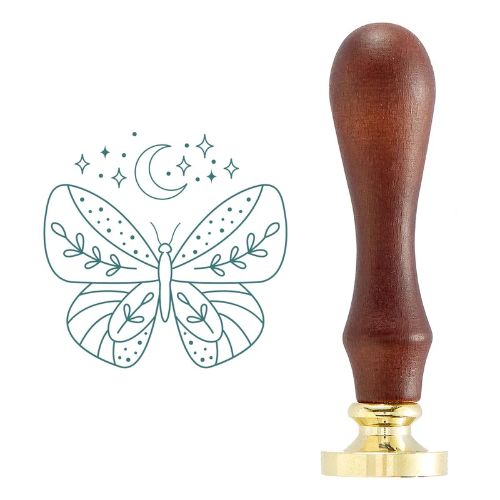 Spellbinders - Mystic Butterfly Brass Wax Seal with Handle