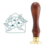 Spellbinders - Sending Flowers Brass Wax Seal with Handle