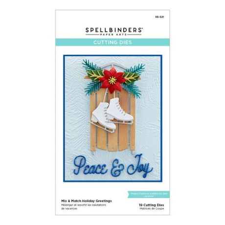 Spellbinders - Cutting Dies - Mix & Match Holiday Greetings S5-521