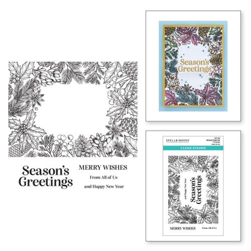 Spellbinders - Balsam & Berries Clear Stamp Set