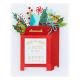 Spellbinders - Hot Foil Plates - Christmas Mailbox Greetings GLP-352