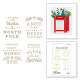 Spellbinders - Hot Foil Plates - Christmas Mailbox Greetings GLP-352