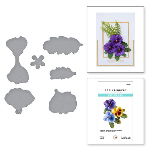 Spellbinders - Pansy Etched Dies by Susan Tierney-Cockburn