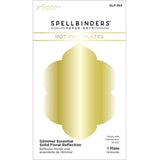 Spellbinders - Hot Foil Plates - Glimmer Essential Solid Floral Reflection GLP-365