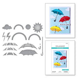 Spellbinders - Rain or Shine Etched Dies by Vicki Papaioannou