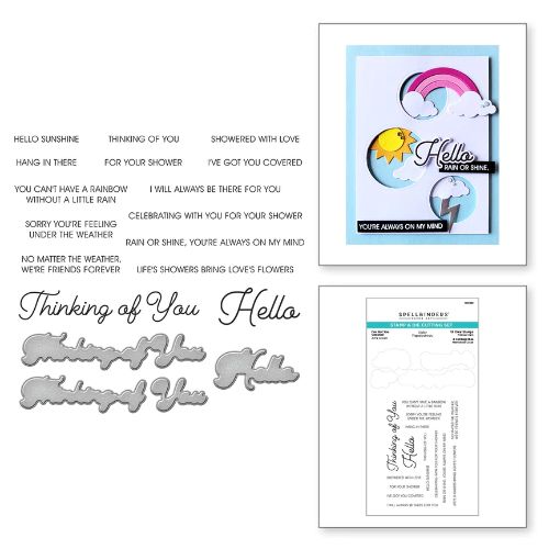 Spellbinders - I've Got You Covered Clear Stamp & Die Set by Vicki Papaioannou