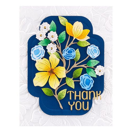 Spellbinders - Essential Four Petal Labels Etched Dies