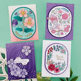 Spellbinders - Essential Stylish Ovals Etched Dies