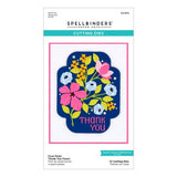 Spellbinders - Four Petal Thank You Floral Etched Dies