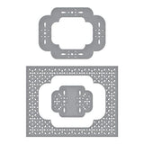 Spellbinders - Scrolled Punch & Pierce Plate Etched Die