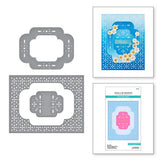Spellbinders - Scrolled Punch & Pierce Plate Etched Die