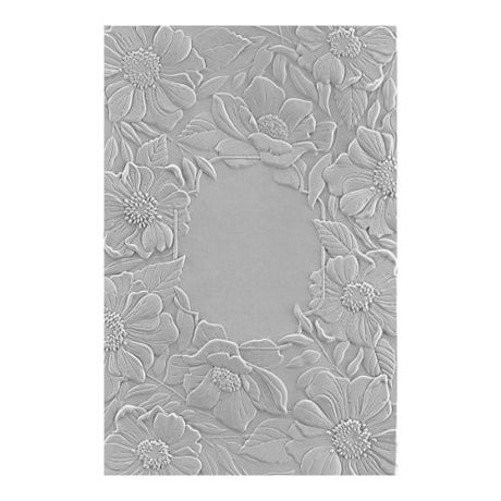 Spellbinders - Four Petal Floral 3D Embossing Folder