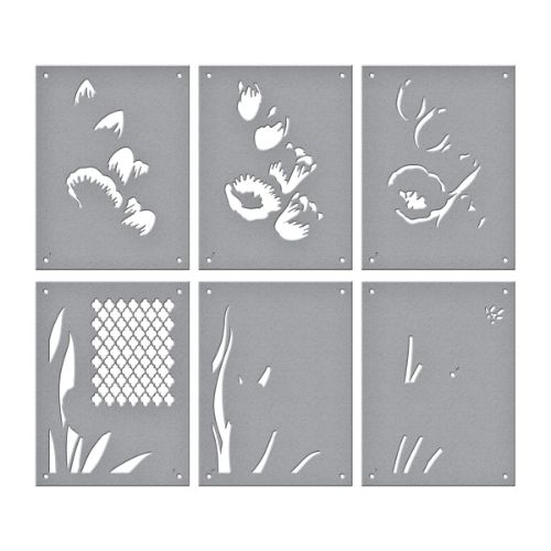 Spellbinders - Wonderful Tulips Layered Stencils