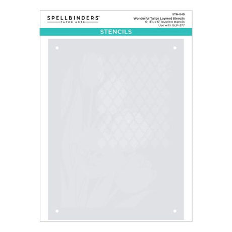 Spellbinders - Wonderful Tulips Layered Stencils