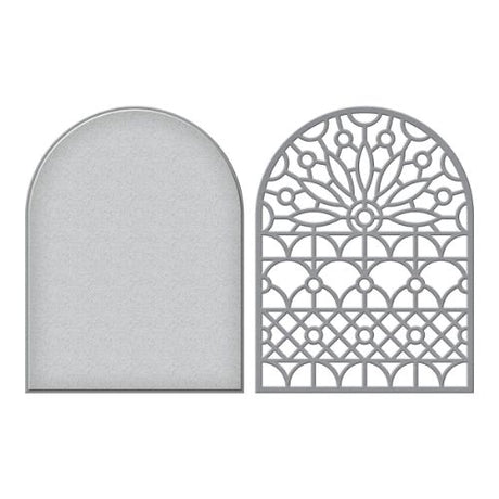 Spellbinders - Stained Glass Window Etched Dies by Simon Hurley
