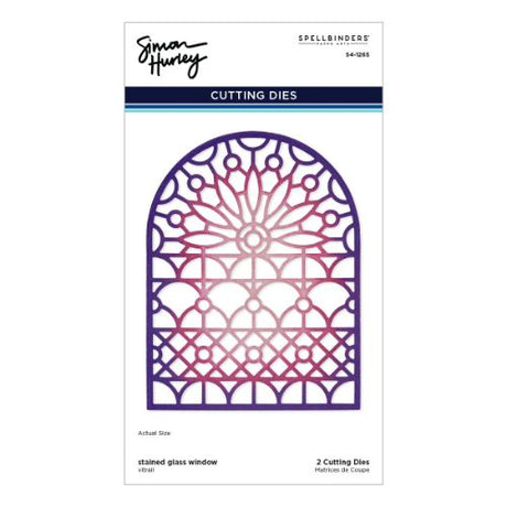 Spellbinders - Stained Glass Window Etched Dies by Simon Hurley
